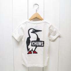 ॹ/CHUMS/Kid's Booby Logo T-Shirt/White