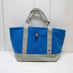 ॹCHUMS/Tote Bag  Sweat Nylon M/Blue CaveLt.Gray