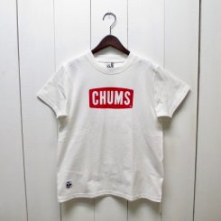 ॹ/CHUMS/CHUMS Logo T-Shirt/White