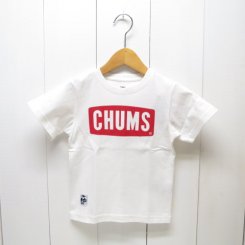 ॹ/CHUMS/Kid's CHUMS Logo T-Shirt/White