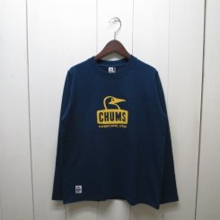 チャムス/CHUMS/Booby Face L/S T-Shirt/Navy