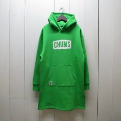 チャムス/CHUMS/CHUMS Logo Parka Dress/Bright Green