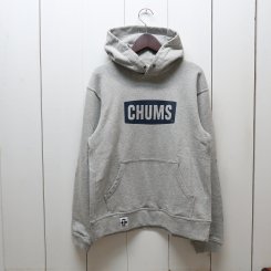 チャムス/CHUMS/CHUMS Logo Pull Over Parka LP/H・Gray × Navy
