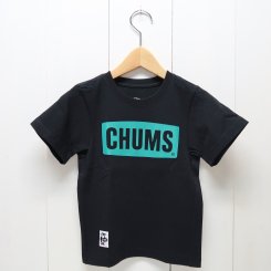 チャムス/CHUMS/Kid's CHUMS Logo T-Shirt/Black