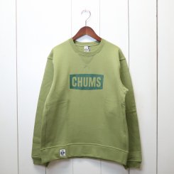 チャムス/CHUMS/CHUMS Logo Crew Top/Mosstone