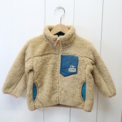チャムス/CHUMS/Kid's Bonding Fleece Jacket/Beige