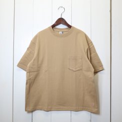 チャムス/CHUMS/ Heavy Weight Pocket T-Shirt/Beige