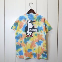 チャムス/CHUMS/CHUMS Logo T-Shirt/Ocean-Dye