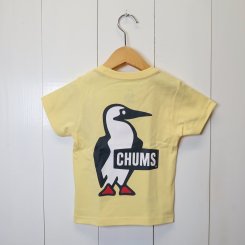 チャムス/CHUMS/Kid's Booby Logo T-Shirt/Yellow Haze
