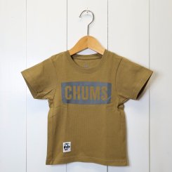 チャムス/CHUMS/Kid's CHUMS Logo T-Shirt / Brown