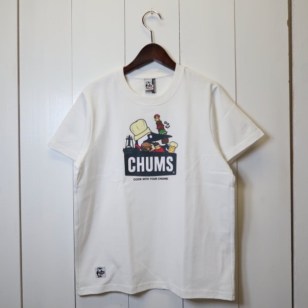 チャムス/CHUMS/BBQ Booby T-Shirt / White - セレクトショップグリーリー｜GREELEY ｜レディース 子供服  福島県郡山市