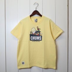 チャムス/CHUMS/BBQ Booby T-Shirt /Yellow Haze