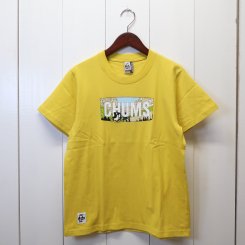 チャムス/CHUMS/Mountain CHUMS Logo T-Shirt / Yellow
