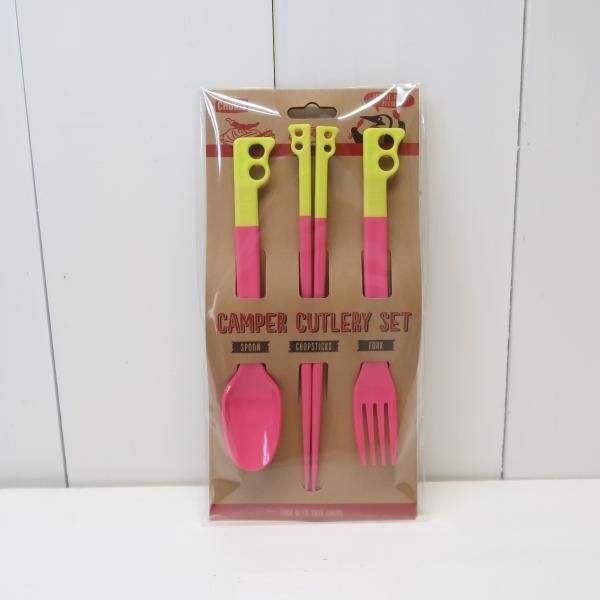 チャムス／CHUMS/Camper Cutlery Set/ Lime × Pink - セレクトショップ