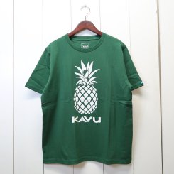 <img class='new_mark_img1' src='https://img.shop-pro.jp/img/new/icons13.gif' style='border:none;display:inline;margin:0px;padding:0px;width:auto;' />カブー/KAVU/MENS PINEAPPLE TEE/Green