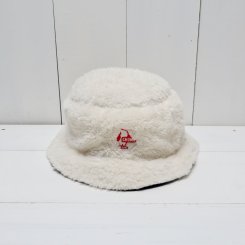 チャムス／CHUMS/Elmo Fleece Bucket Hat/ Ivory × Navy