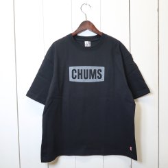 チャムス/CHUMS/ Heavy Weight CHUMS Logo T-Shirt/Black
