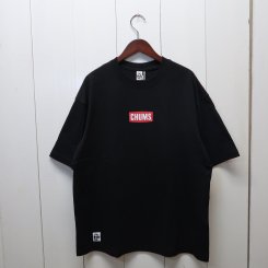 チャムス/CHUMS/Oversized Mini CHUMS Logo T-Shirt / Black

