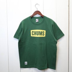 チャムス/CHUMS/CHUMS Logo T-Shirt/ Dark Green