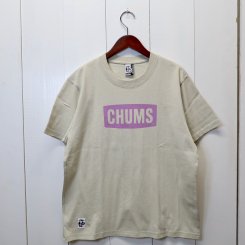 チャムス/CHUMS/CHUMS Logo T-Shirt/ Greige