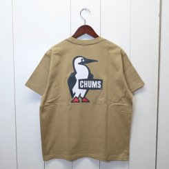 チャムス/CHUMS/ Booby Logo T-Shirt / Beige