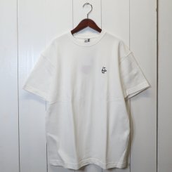 チャムス/CHUMS / Oversized Booby Pique T-Shirt / White

