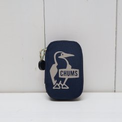 チャムス／CHUMS/ Recycle Oval key Zip Case / Navy