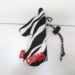 チャムス／CHUMS / Horse Key Case Sweat / Zebra

