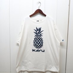 <img class='new_mark_img1' src='https://img.shop-pro.jp/img/new/icons13.gif' style='border:none;display:inline;margin:0px;padding:0px;width:auto;' />֡/KAVU/MENS PINEAPPLE TEE/ White