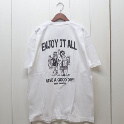 ޥ / gym master / 55.6oz ENJOY IT ALL TEE / White