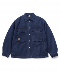 <img class='new_mark_img1' src='https://img.shop-pro.jp/img/new/icons13.gif' style='border:none;display:inline;margin:0px;padding:0px;width:auto;' />ॹ/CHUMS / Beaver Padded Short Coverall Jacket / Indigo
