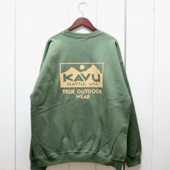 <img class='new_mark_img1' src='https://img.shop-pro.jp/img/new/icons13.gif' style='border:none;display:inline;margin:0px;padding:0px;width:auto;' />֡/ KAVU /  TRUF LOGO SWEAT / Militaly Green