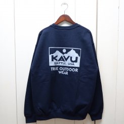 <img class='new_mark_img1' src='https://img.shop-pro.jp/img/new/icons13.gif' style='border:none;display:inline;margin:0px;padding:0px;width:auto;' />֡/ KAVU /  TRUF LOGO SWEAT / Navy