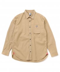 <img class='new_mark_img1' src='https://img.shop-pro.jp/img/new/icons13.gif' style='border:none;display:inline;margin:0px;padding:0px;width:auto;' />ॹ / CHUMS / Beaver Vintage Washed Shirt / Beige
