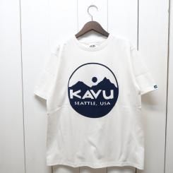 <img class='new_mark_img1' src='https://img.shop-pro.jp/img/new/icons13.gif' style='border:none;display:inline;margin:0px;padding:0px;width:auto;' />֡/KAVU/ CIRCLE LOGO TEE / White