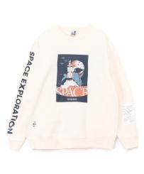 <img class='new_mark_img1' src='https://img.shop-pro.jp/img/new/icons13.gif' style='border:none;display:inline;margin:0px;padding:0px;width:auto;' />ॹ/ CHUMS / Space Blast Off Crew Top / White
