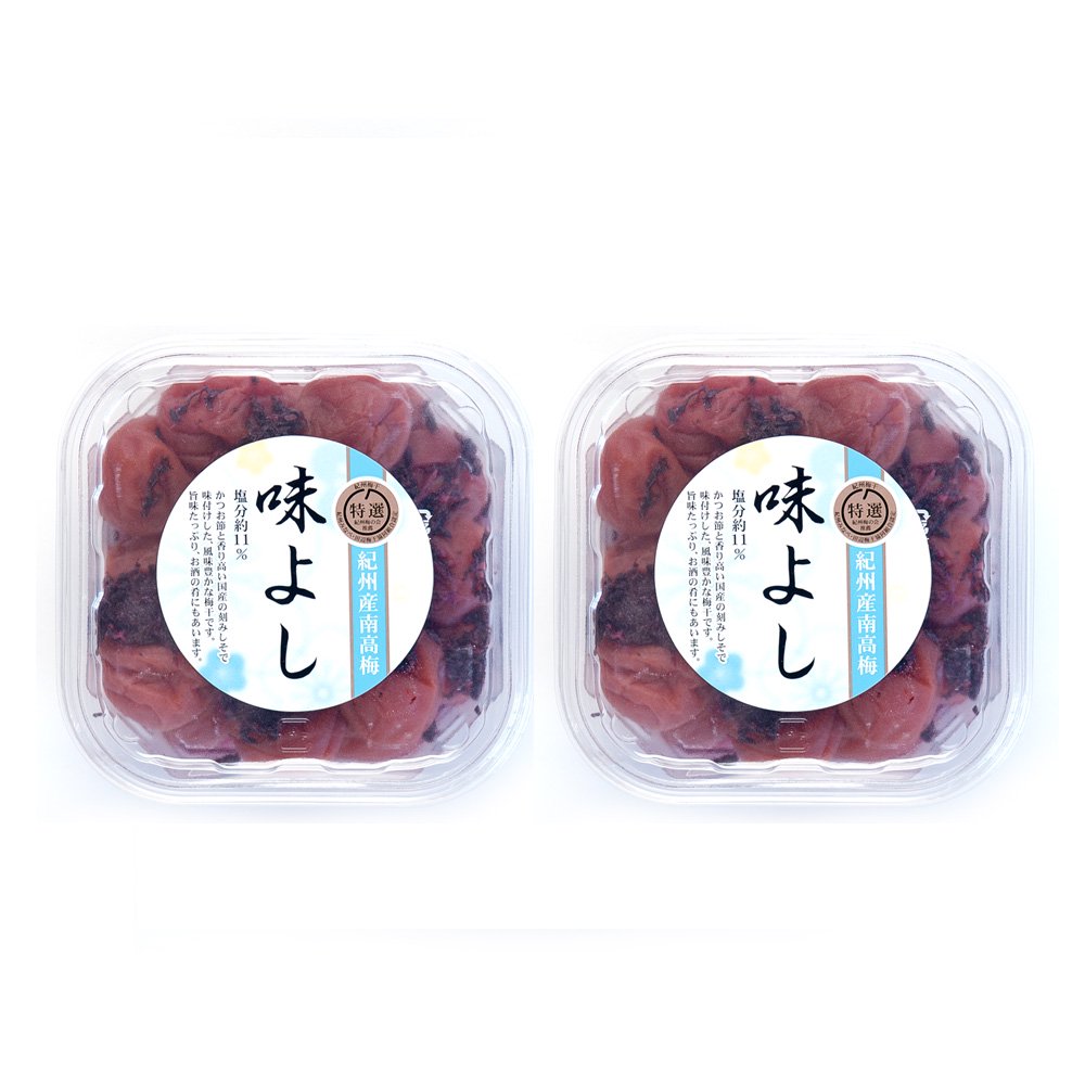 味よし（かつお梅） 500g（250g×2） - 和歌山の梅酒や梅干し通販｜カリカリ梅・南高梅｜紀州産南高梅専門店 須賀の郷