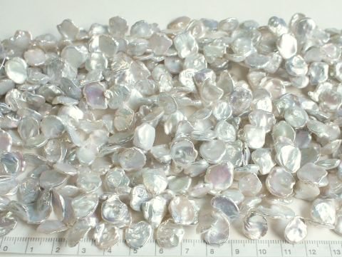 淡水真珠｜ケシパールシルバーホワイト｜B01－＆beads