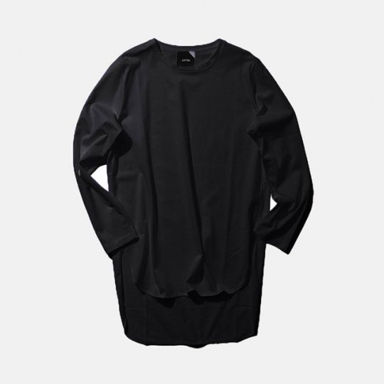 ATON:long sleeve round hem t-shirts-CUL DE PARIS Online Store
