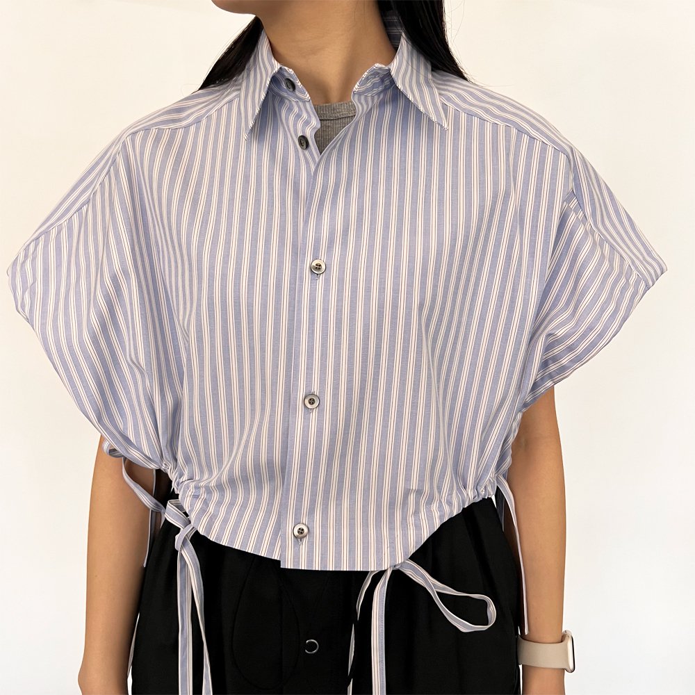 【UJOH】 French Gathered ShirtU751-B04-007 (ウジョー)