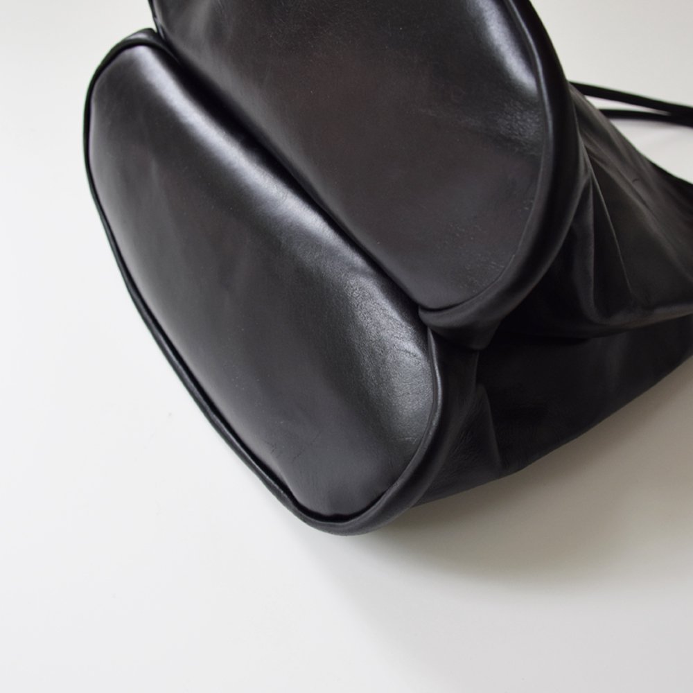 GABRIELA COLL GARMENTS】 LEATHER BAG BLACK ガブリエラ・コール