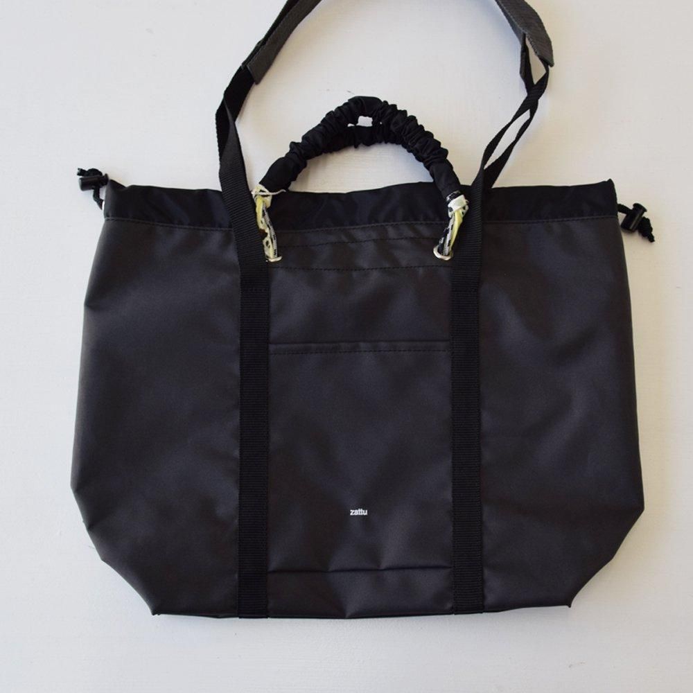 極美品 Zattu トートバッグ JAM-LQ オフブラック ユニセックス zattu
