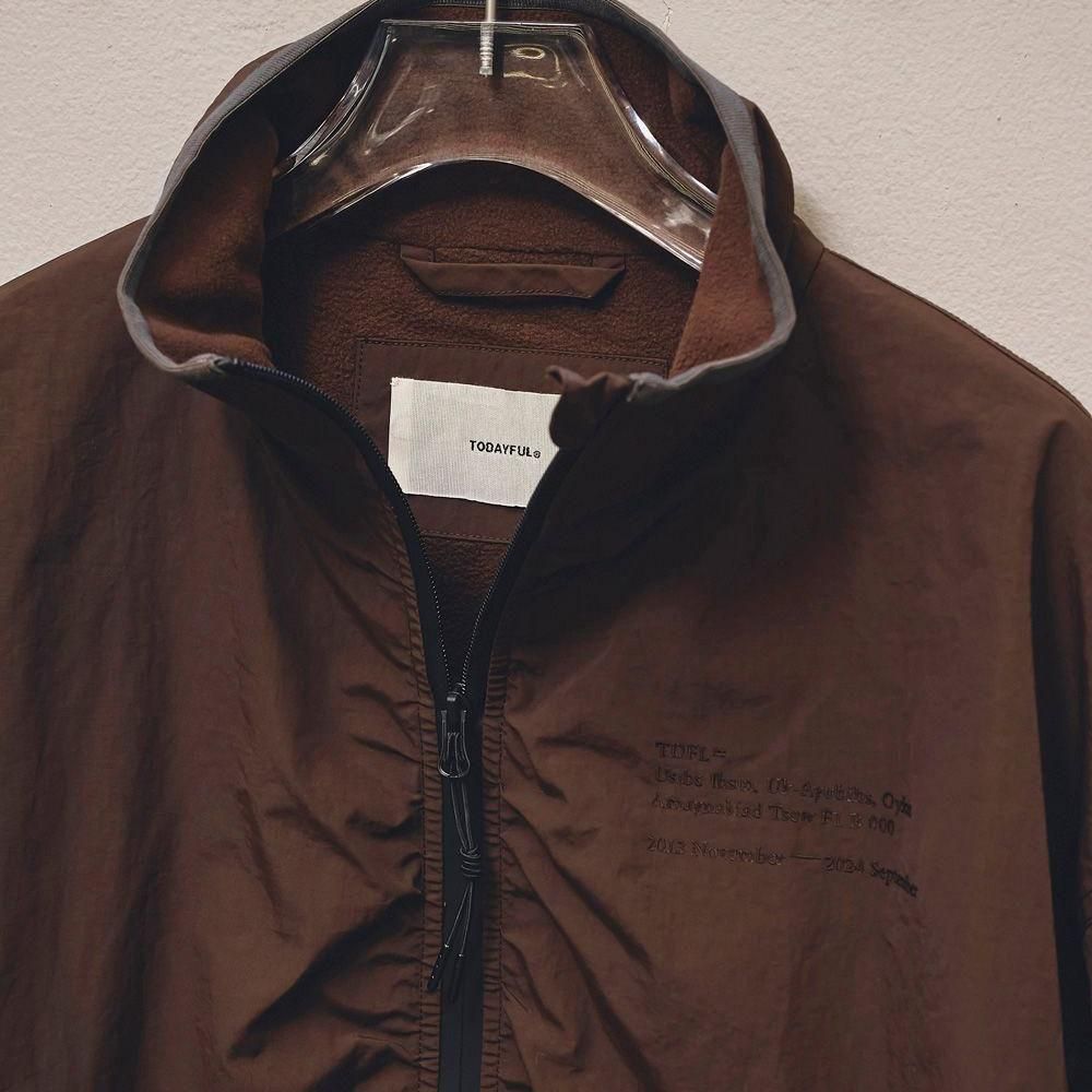 todayful useful zip blouzon 36 ブラウン todayful useful zip blouzon 36 ブラウン Useful Zip Blouzon