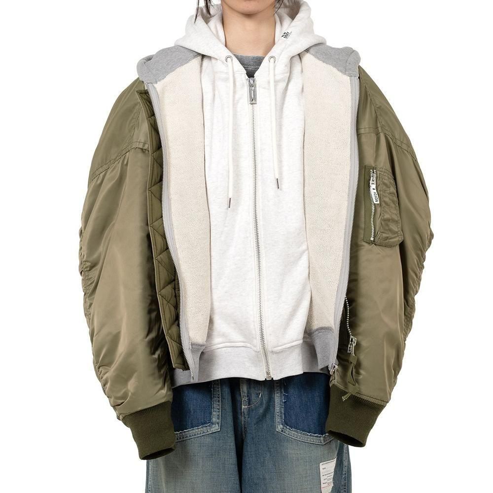 Maison MIHARA YASUHIRO】TRIPLE LAYERED BOMBER JACKET