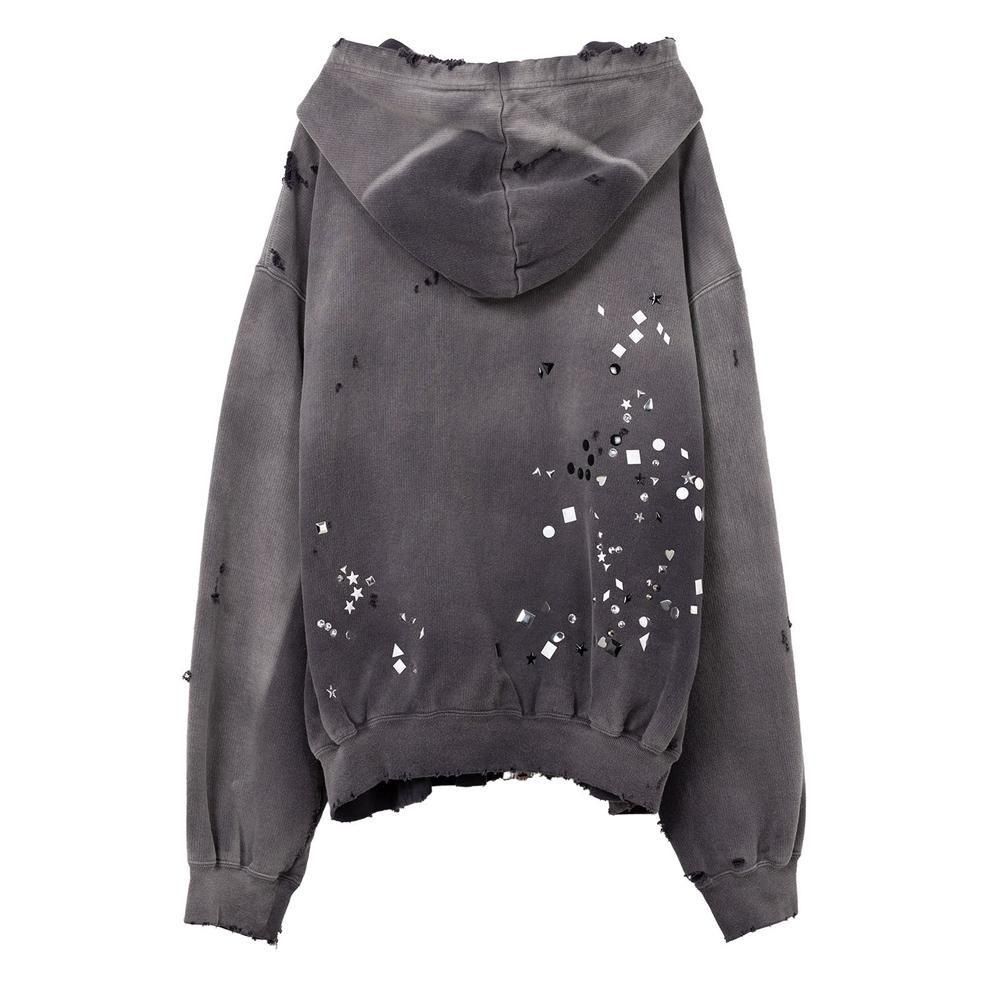 Maison MIHARA YASUHIRO】SUN FADED LIKE EMBELISHED SWEAT PARKA