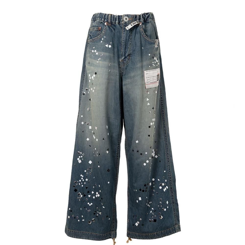 Maison MIHARA YASUHIRO】EMBELISHED DENIM WIDE PANTS B15PT081