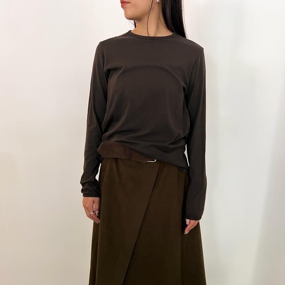 GABRIELA COLL GARMENTS】ORGANIC COTTON LONG SLEEVE T-SHIRT NO.87