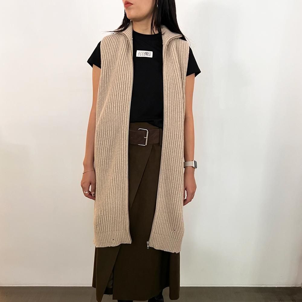 MM6 Maison Margiela】 ドライバーズニットベスト メゾン