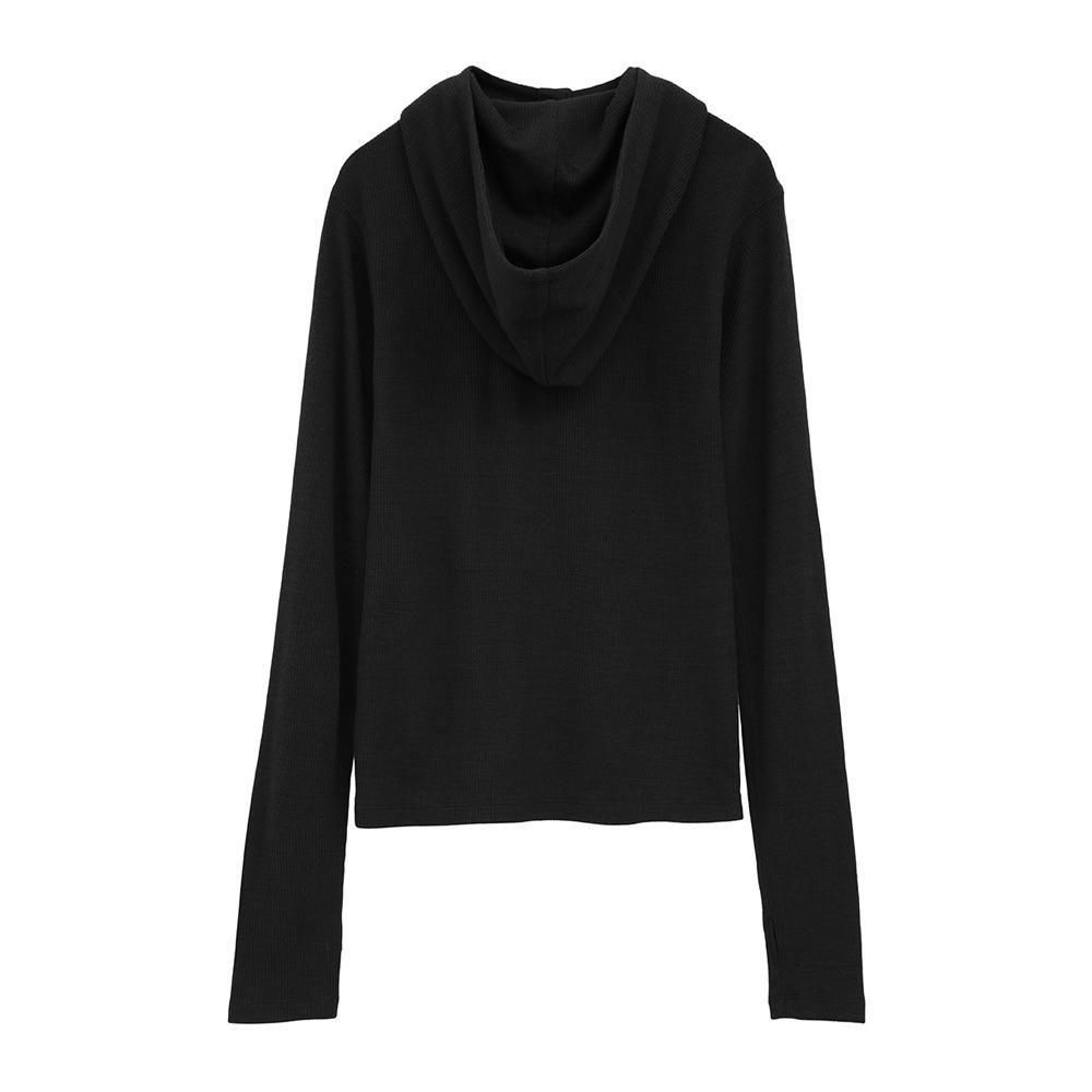 クラネ Wool Rib Hooded Tight Tops 1サイズ WOOL RIB HOODED TIGHT TOPS｜TOPS(トップス)｜CLANE OFFICIAL