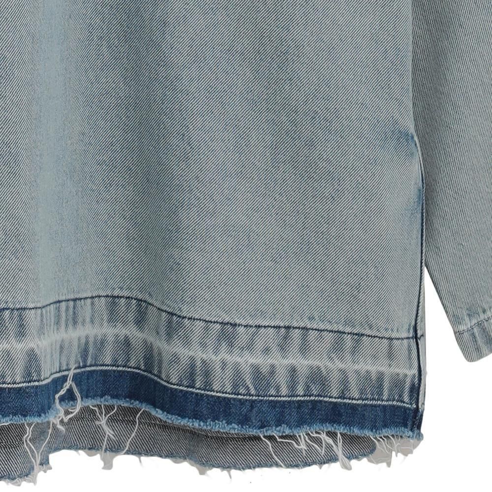 CLANE】 DENIM OVER SKIPPER SHIRTS 19122-4102 クラネ